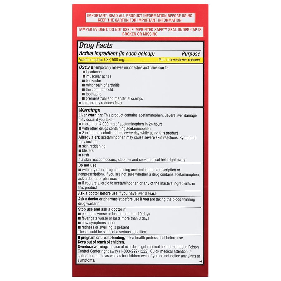 slide 3 of 4, Walgreens Extra Strength Pain Reliever Quickgels, 225 ct