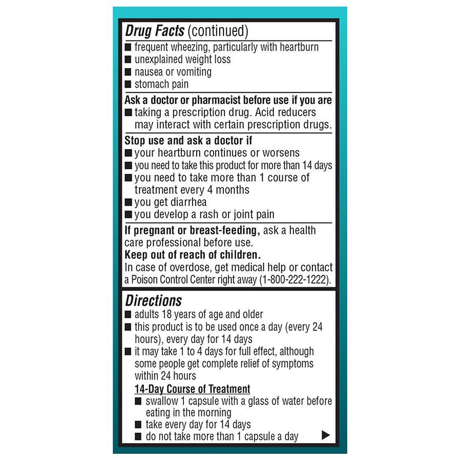 slide 2 of 4, Walgreens Lansoprazole 15 mg Acid Reducer Capsules, 14 ct