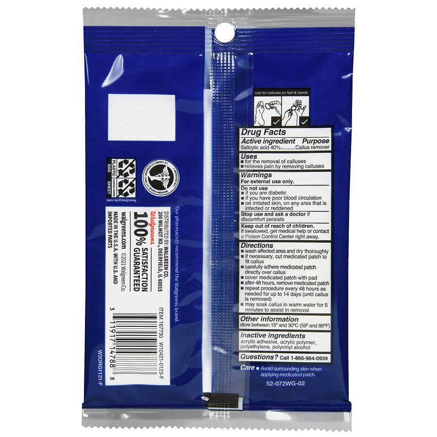 slide 5 of 5, Walgreens Extra Thick Callus Removers, 8 ct