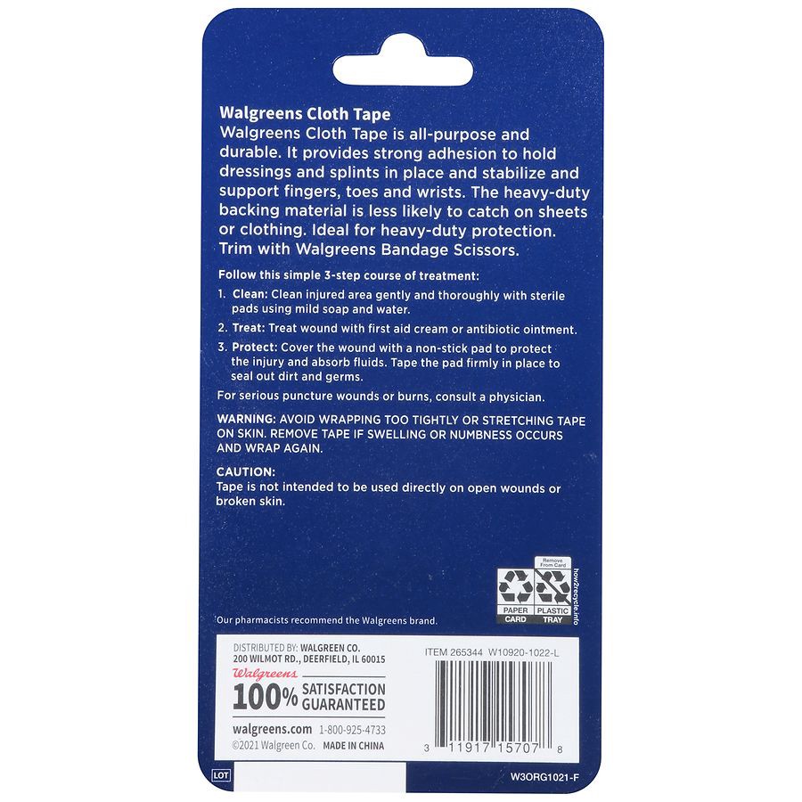 slide 5 of 5, Walgreens Cloth Tape Twin Pack, 2 ct