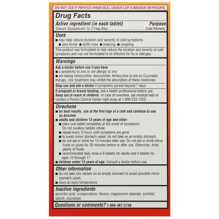 slide 2 of 3, Walgreens Zinc Cold Therapy Cherry Flavor Quick-Dissolving Tablets, 25 ct