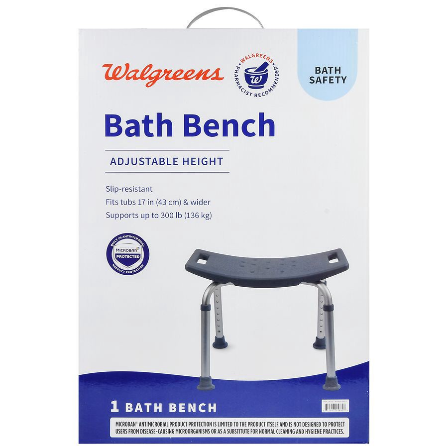 slide 5 of 5, Walgreens Bath Bench, 1 ct