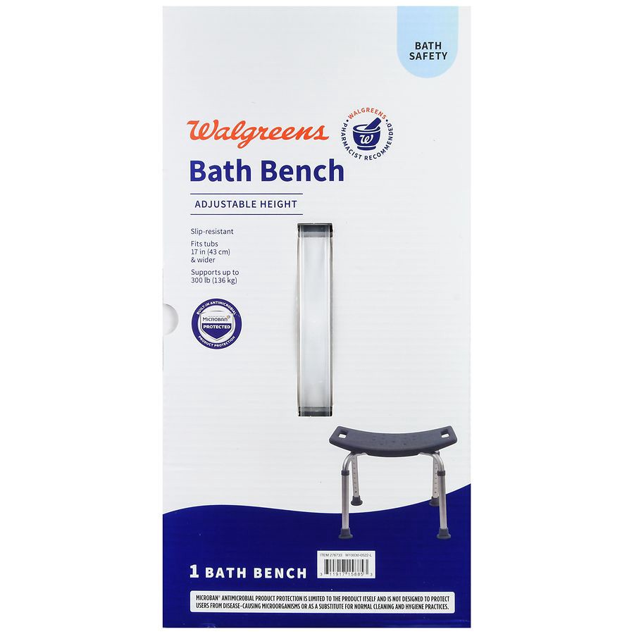 slide 3 of 5, Walgreens Bath Bench, 1 ct
