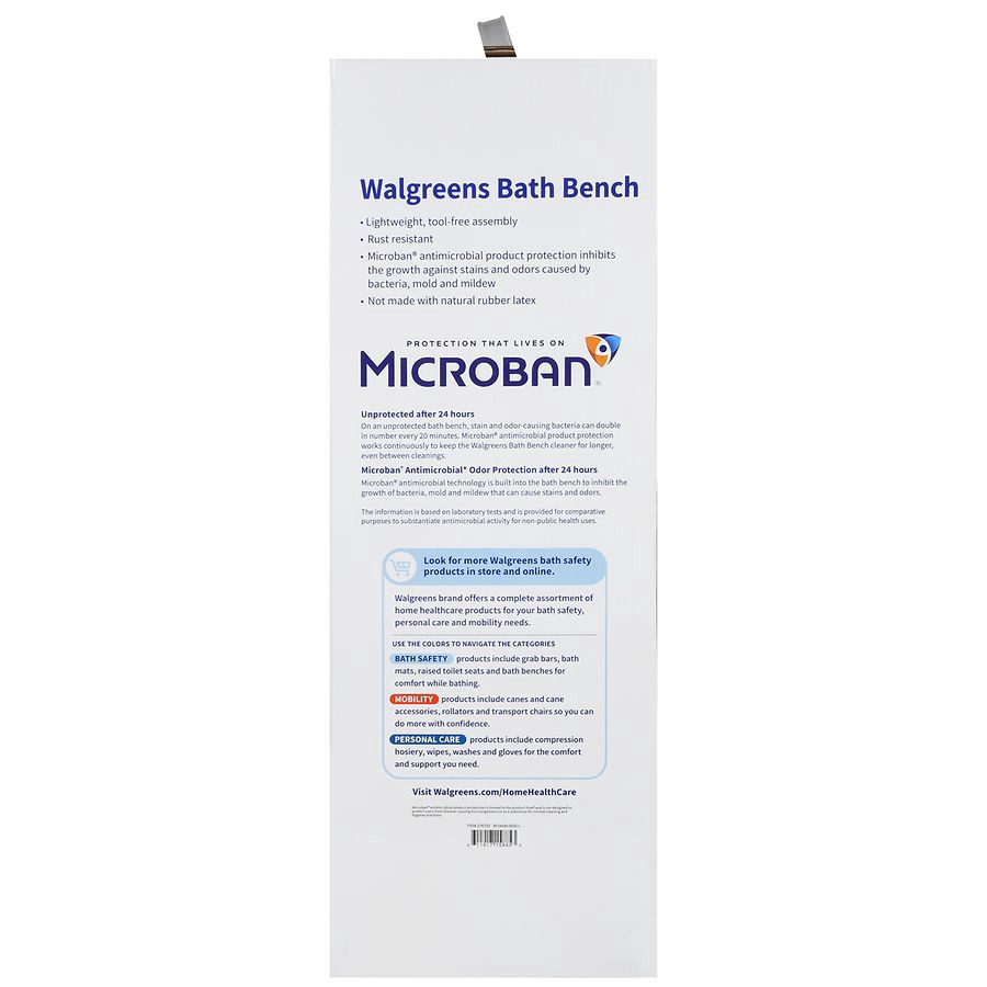 slide 2 of 5, Walgreens Bath Bench, 1 ct