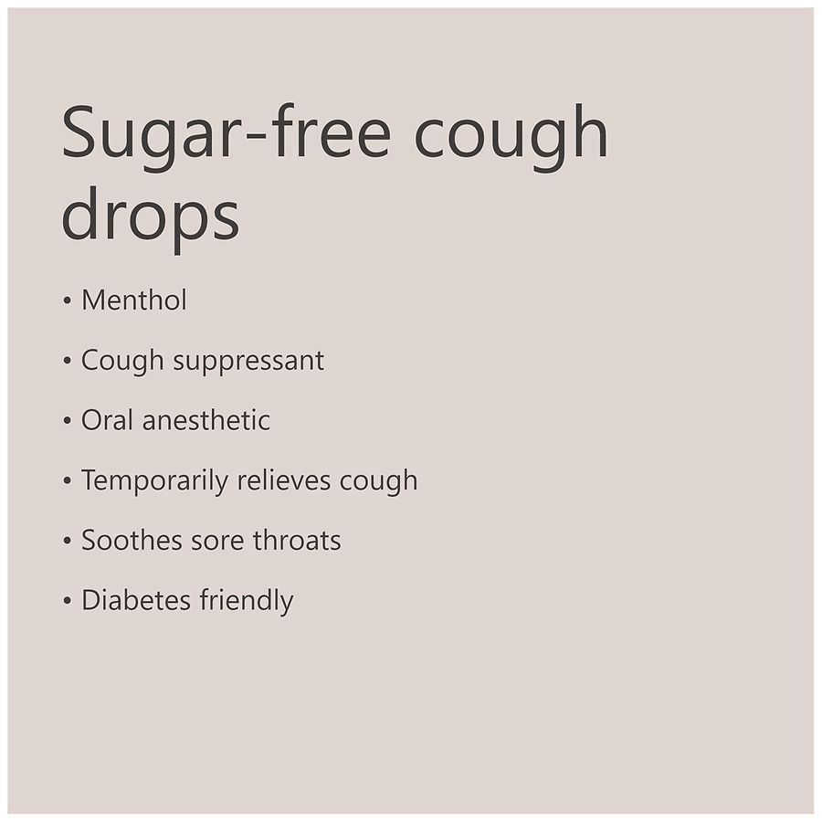 slide 3 of 5, Walgreens Sugar-Free Menthol Flavored Cough Drops, 150 ct