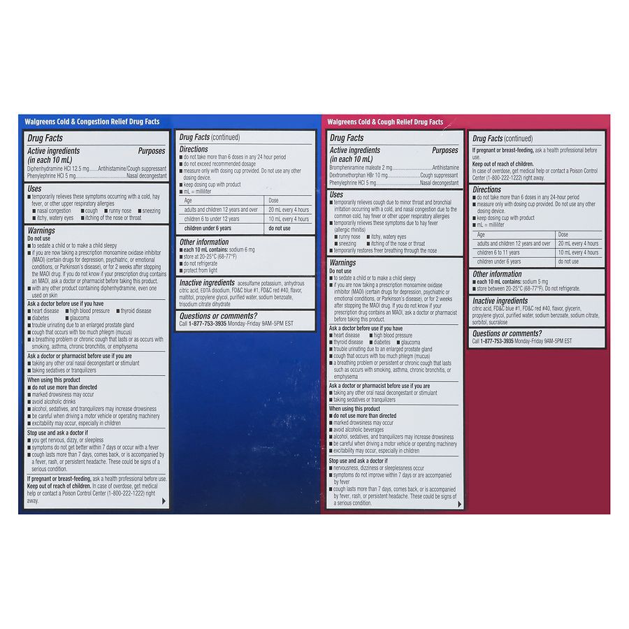 slide 5 of 5, (Max 3) Walgreens Children's Wal-Tap Elixir Daytime & Nighttime Cold & Cough Liquid, 2 ct; 4 fl oz