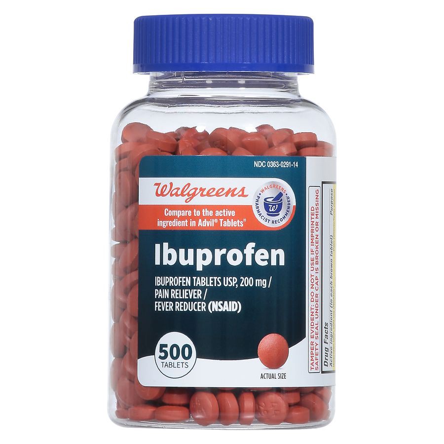 slide 3 of 5, Walgreens Ibuprofen Tablets 200Mg, 500 ct
