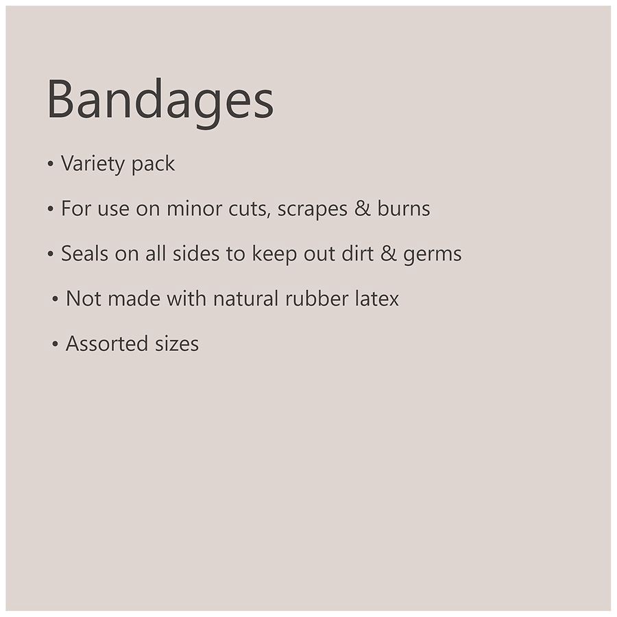 slide 4 of 5, Walgreens Bandages Variety Pack, 200 ct