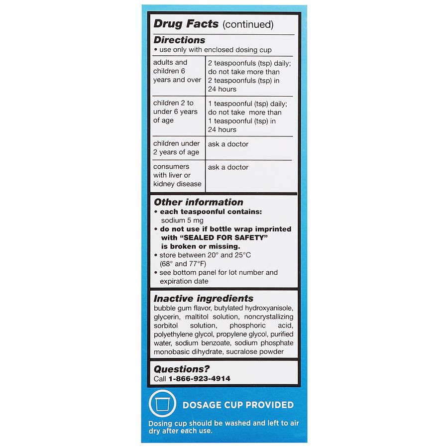 slide 2 of 5, Walgreens Children's Bubble Gum Flavor Wal-Itin Allergy Relief Medicine, 4 fl oz