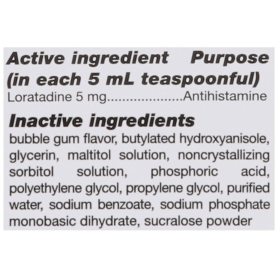 slide 5 of 5, Walgreens Children's Bubble Gum Flavor Wal-Itin Allergy Relief Medicine, 4 fl oz