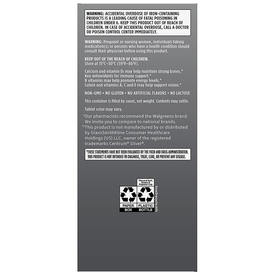 slide 4 of 5, Walgreens Multivitamin Women 50+ Tablets, 100 ct