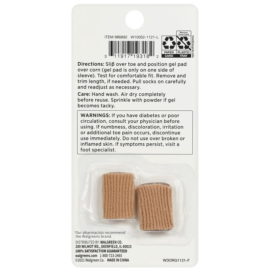 slide 3 of 5, Walgreens Gel Corn Protectors, 2 ct