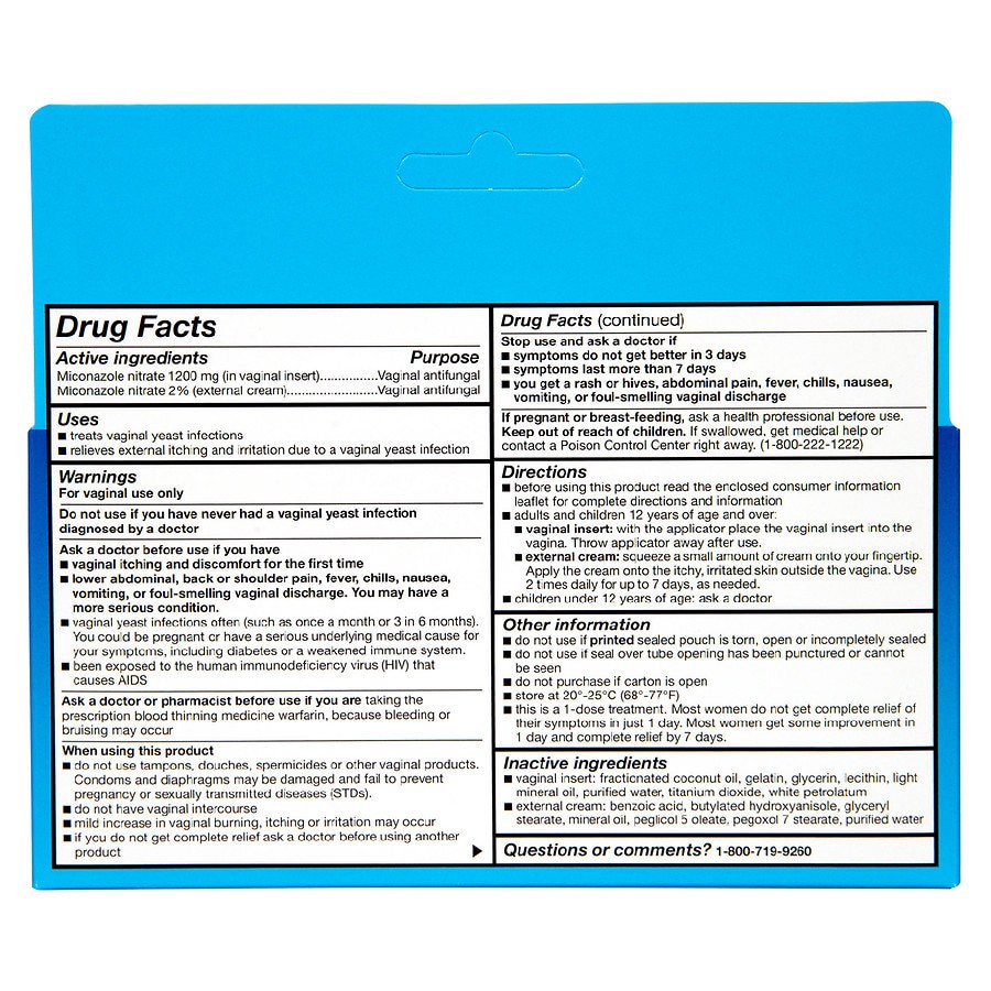 slide 2 of 2, Walgreens Miconazole Nitrate 1-Day Treatment Vaginal Softgel Insert & Cream, 1 ct