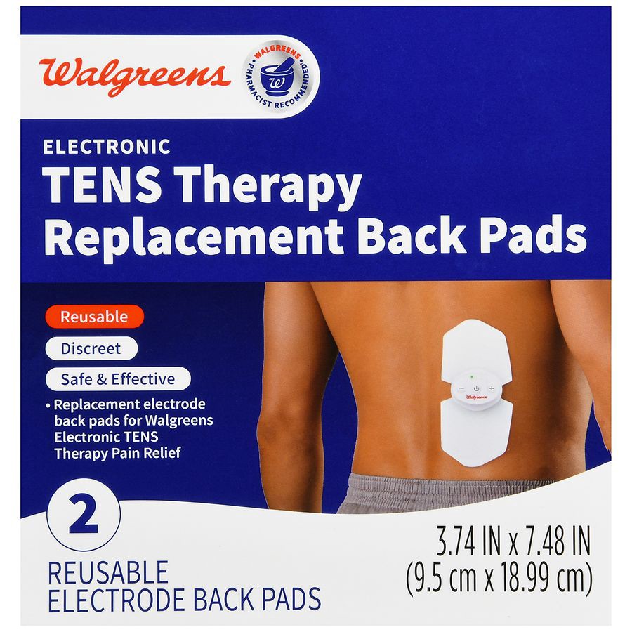 slide 4 of 5, Walgreens Tens Therapy Replacement Back Pads, 2 ct
