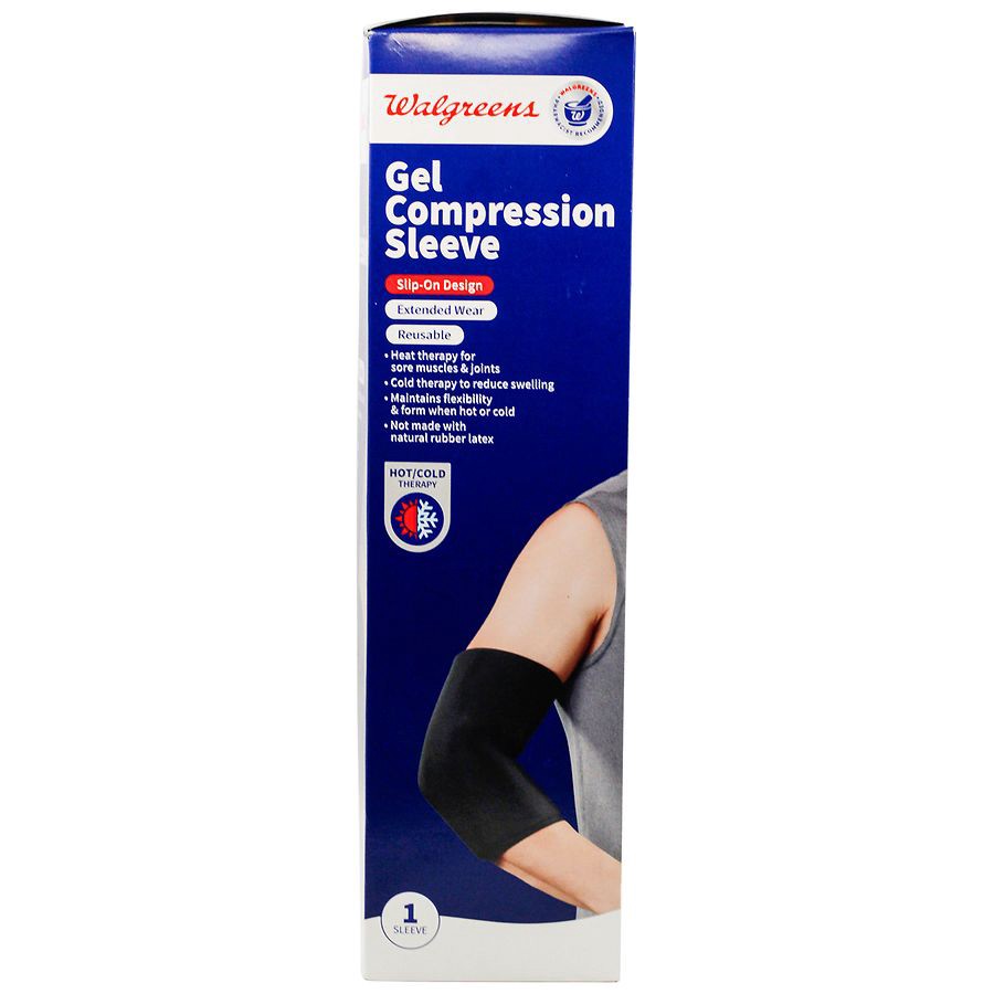 slide 3 of 4, Walgreens Heat & Cold Therapy Gel Compression Sleeve, 1 ct