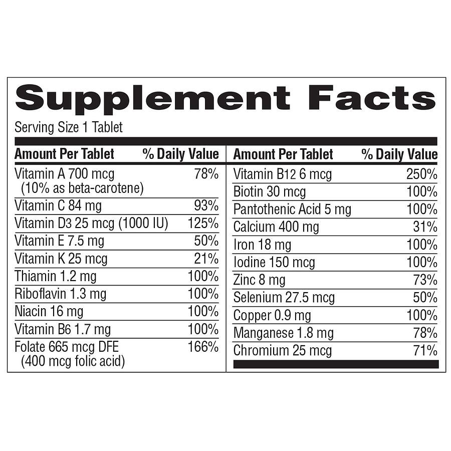 slide 4 of 5, Walgreens One Daily Women's Multivitamin Tablets, 100 ct