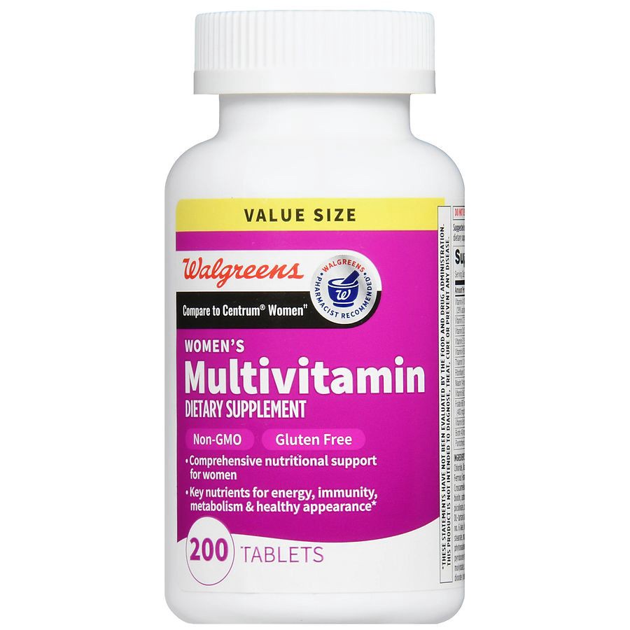 slide 2 of 5, Walgreens Women's Multivitamin Tablets, 200 ct