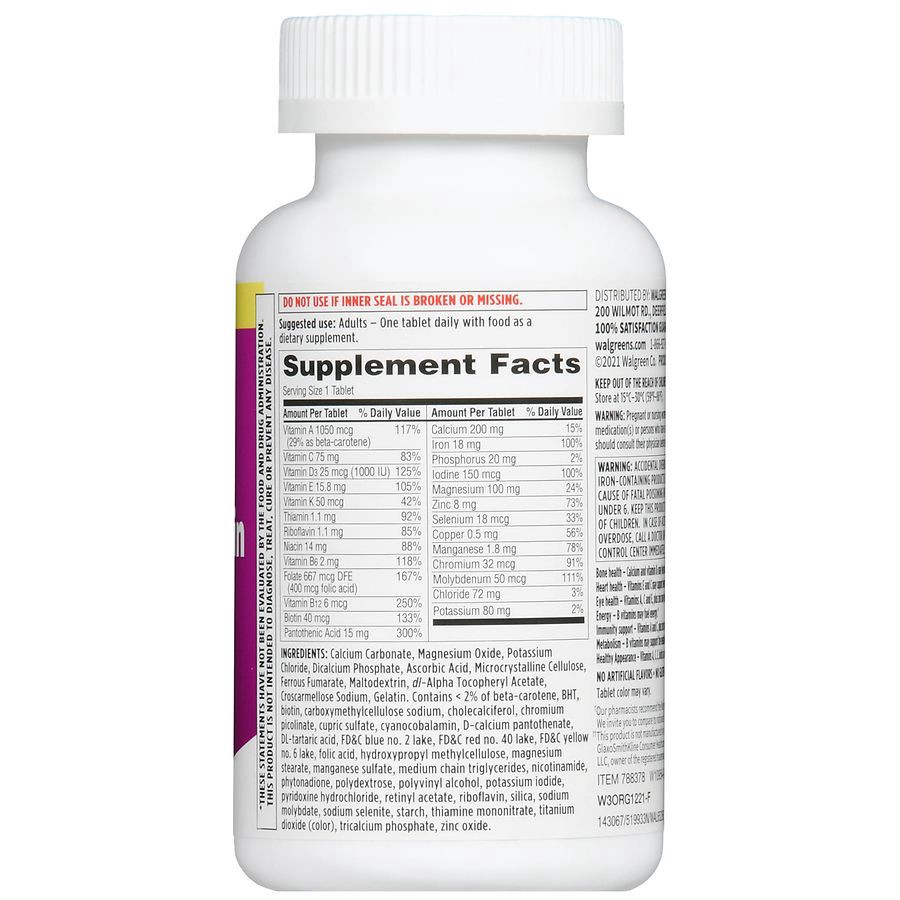 slide 3 of 5, Walgreens Women's Multivitamin Tablets, 200 ct