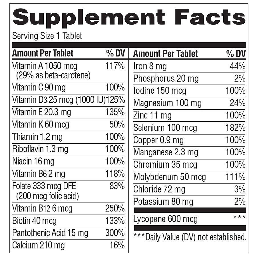 slide 2 of 4, Walgreens Men's Multivitamin Tablets, 200 ct