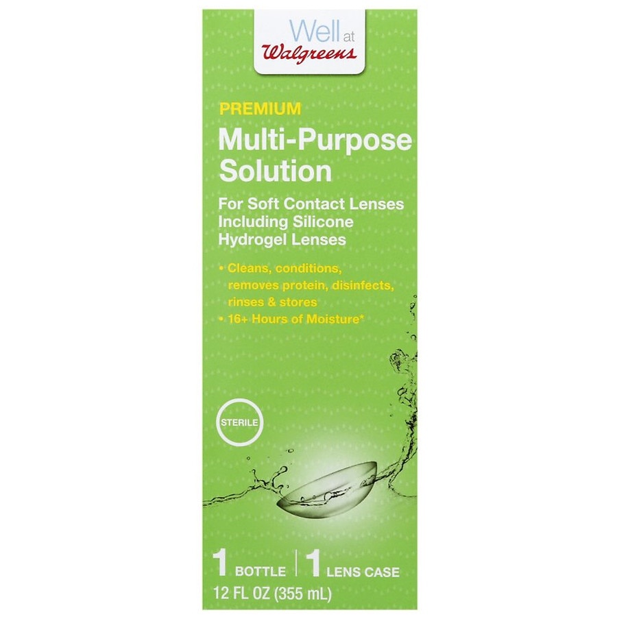 Walgreens Premium MultiPurpose Solution With Lens Case 12 oz Shipt