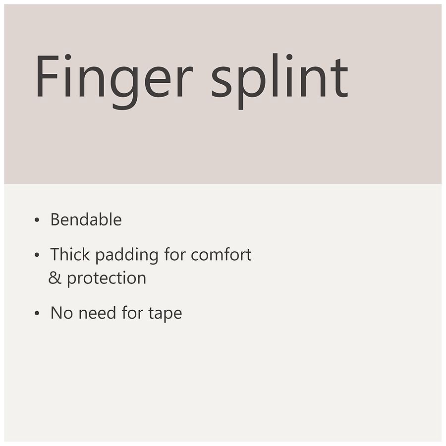 slide 2 of 5, Walgreens Large Finger Splint, 1 ct