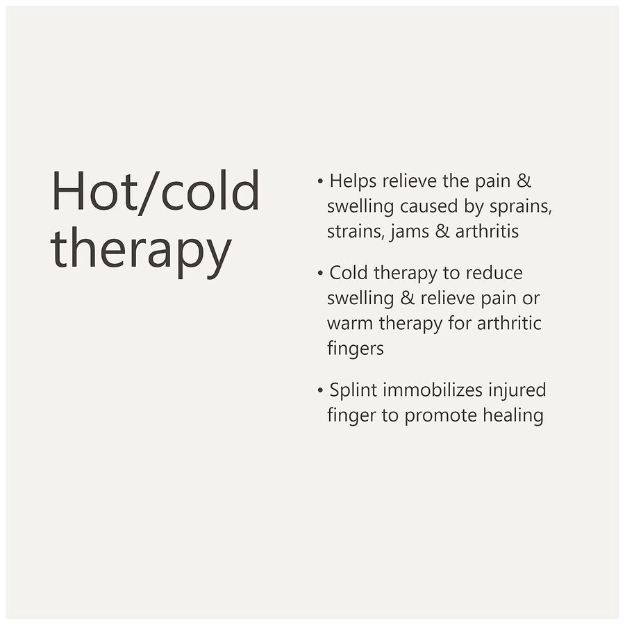 slide 3 of 5, Walgreens Heat & Cold Therapy Finger Injury Kit, 1 ct