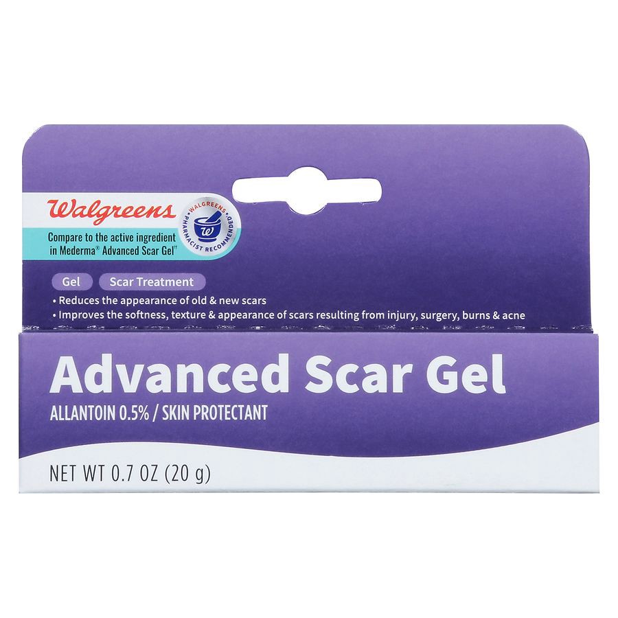 slide 3 of 5, Walgreens Advanced Scar Gel Treatment, 0.7 oz