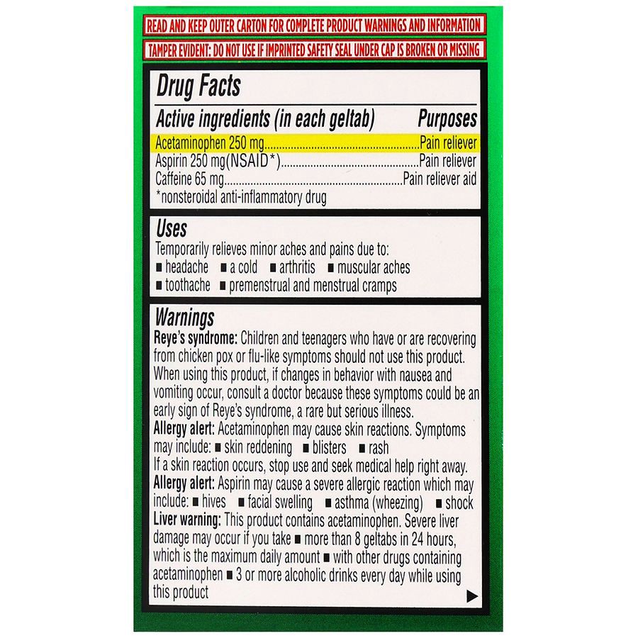 slide 3 of 5, Walgreens Headache Relief, 20 ct