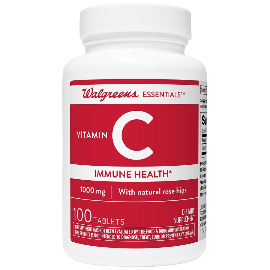 Walgreens Essentials Vitamin C 1000mg 100 ct Shipt