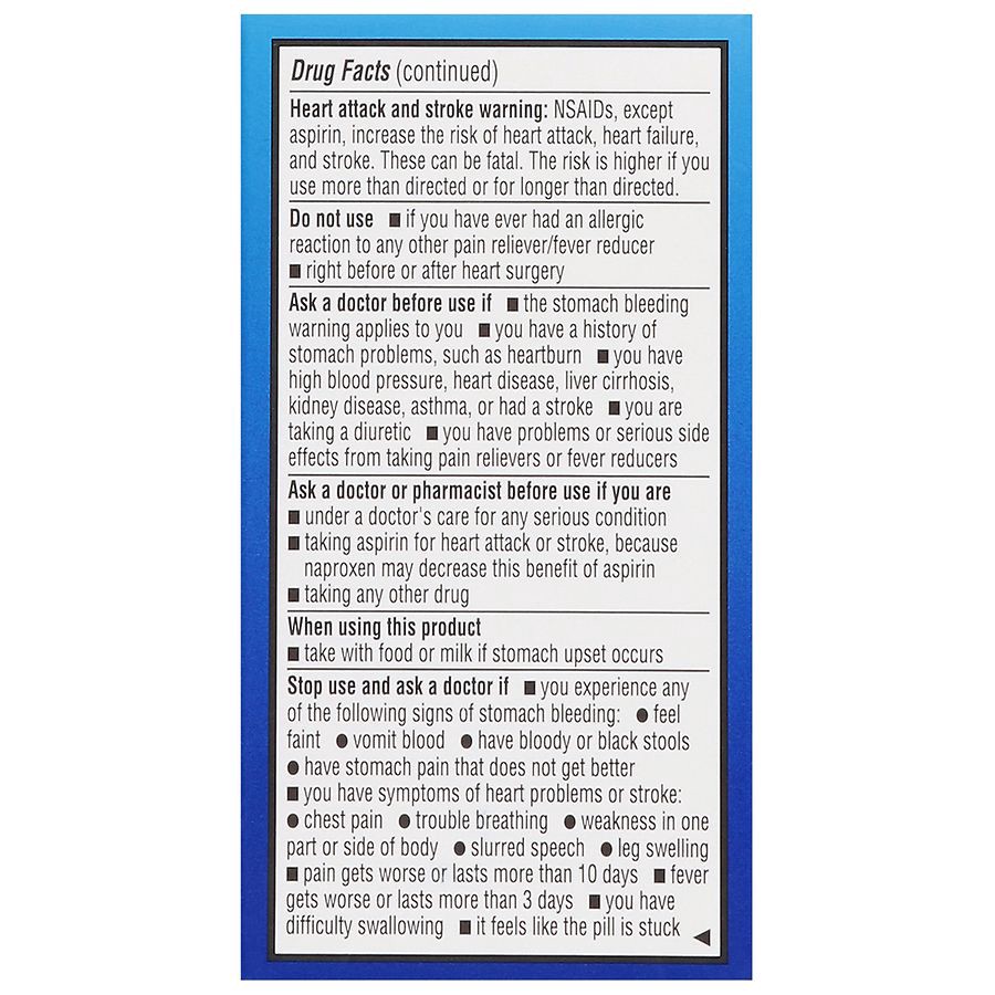 slide 2 of 3, Walgreens All Day Pain Relief Naproxen Sodium Tablets USP, 220mg, 24 ct