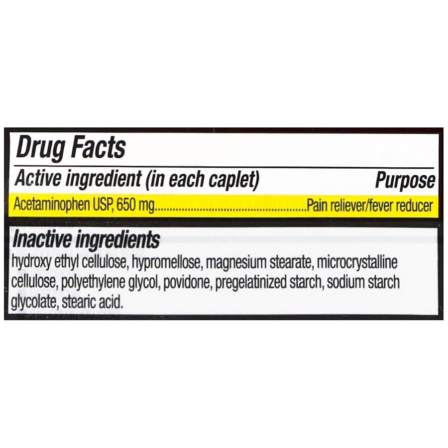 slide 2 of 5, Walgreens Arthritis Pain Reliever Acetaminophen 650mg Caplet, 150 ct