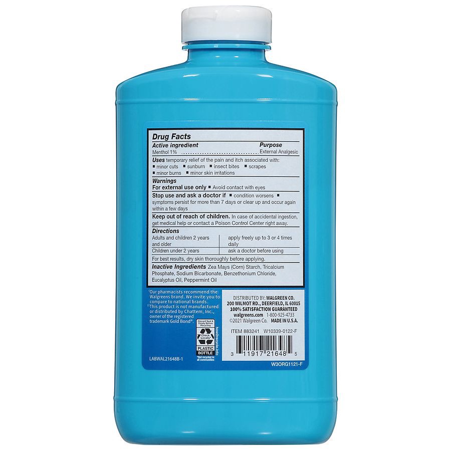 slide 3 of 3, Walgreens Foot Powder, 10 oz