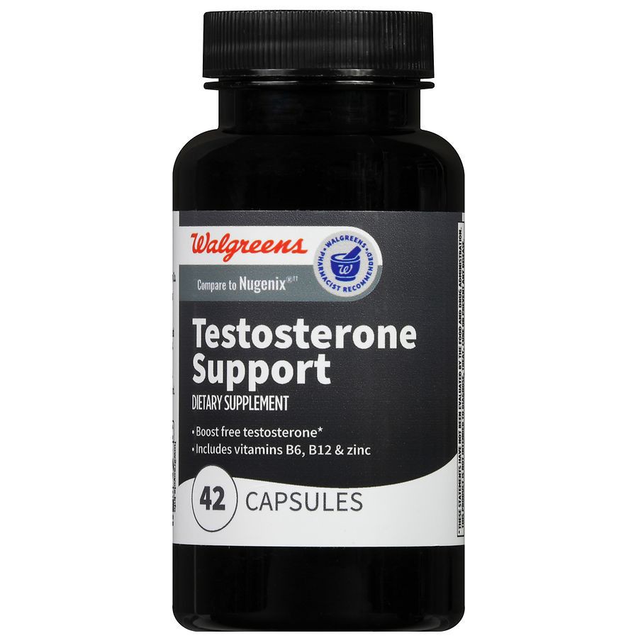 slide 2 of 5, Walgreens Testosterone Support Capsules, 42 ct