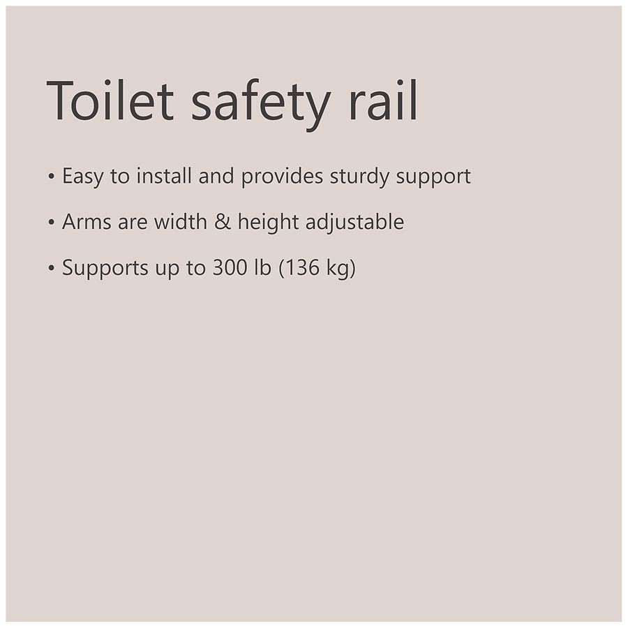 slide 3 of 4, Walgreens Toilet Safety Frame, 1 ct