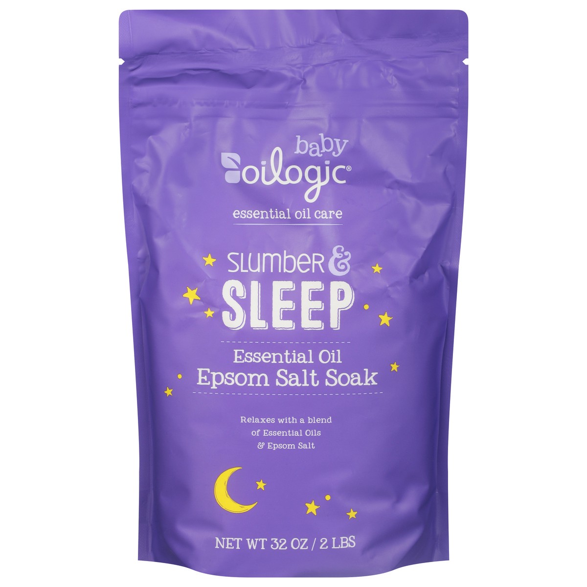 slide 5 of 13, Oilogic Baby Essential Oil Slumber & Sleep Epsom Salt Soak 32 oz, 32 oz