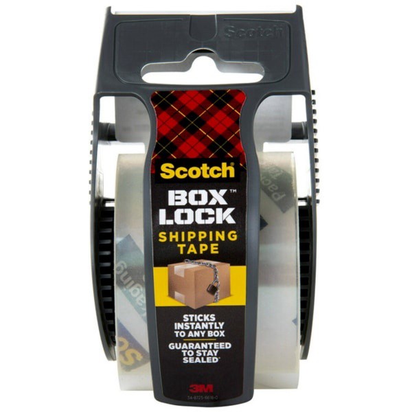 slide 1 of 11, Scotch(R) Box Lock Packaging Tape 1.88in x 22.2yd, 1 ct