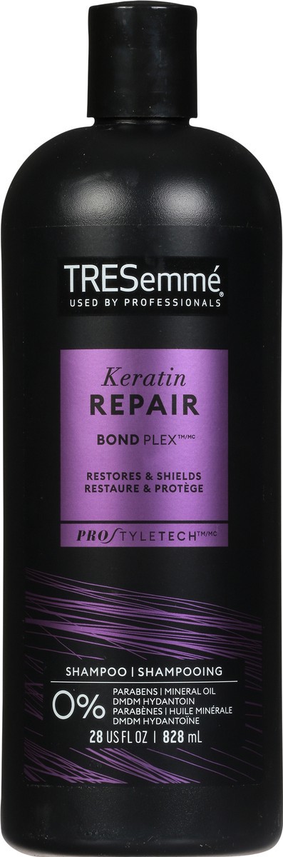 slide 2 of 9, TRESemmé Cruelty-free Keratin Repair Shampoo Keratin Repair 28 fl oz, 28 fl oz