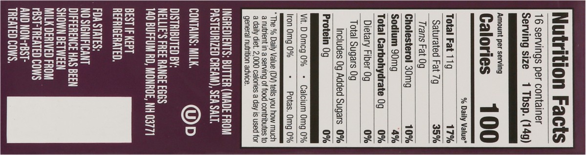 slide 7 of 13, Nellie's Sticks Sea Salted Butter 2 ea, 8 oz