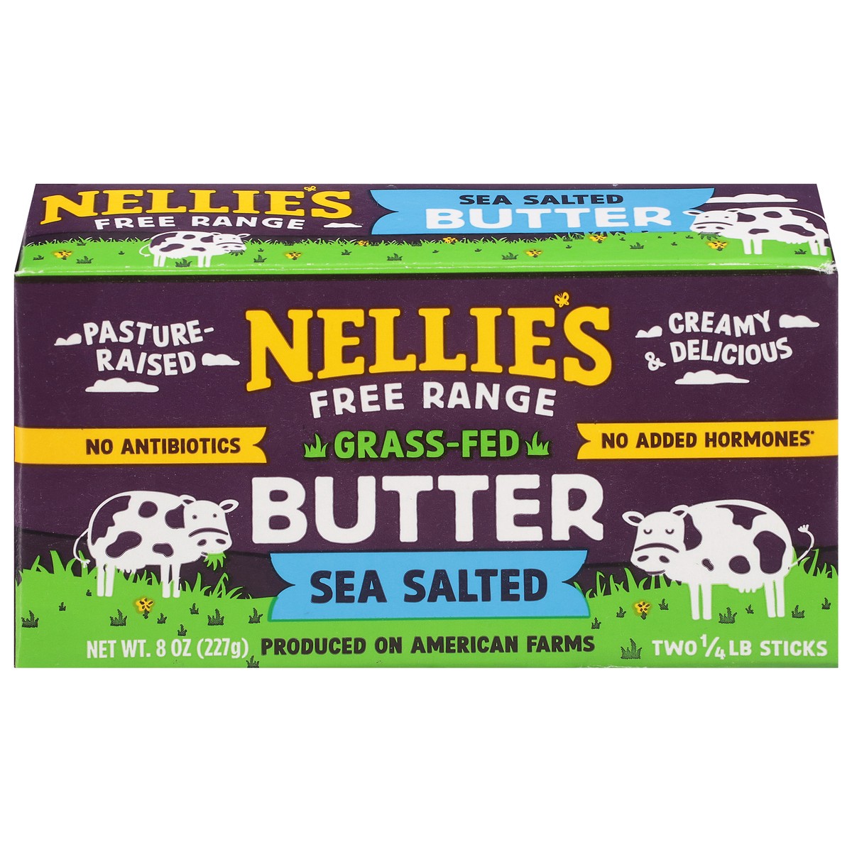 slide 1 of 13, Nellie's Sticks Sea Salted Butter 2 ea, 8 oz