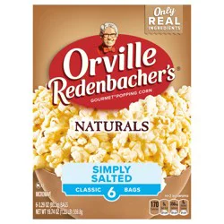 Orville Redenbacher''s Orville Redenbacher’s Microwave Popcorn, Naturals Simply Salted Popcorn, 3.3 oz., 6-Count