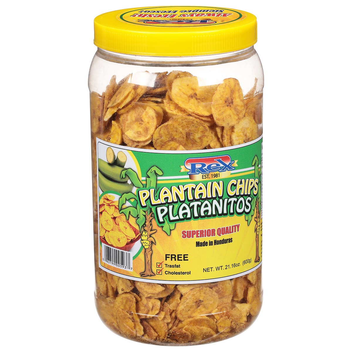 slide 2 of 9, Rex Plantain Chips 21.16 oz, 21.16 oz