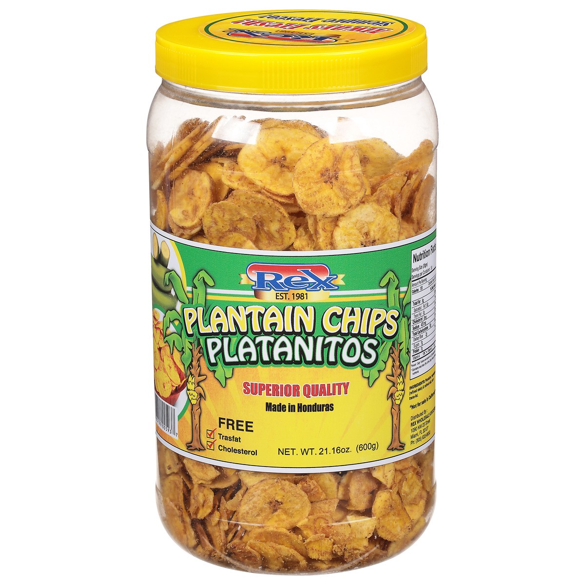 slide 1 of 9, Rex Plantain Chips 21.16 oz, 21.16 oz