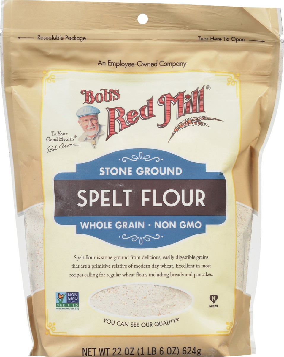 slide 6 of 9, Bob's Red Mill Spelt Flour, 22 oz