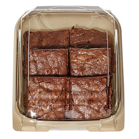slide 1 of 1, Bakery Brownies Plain 6 Count - Each, 1 ct