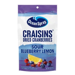 Ocean Spray 6oz Craisins Dried Cranberries- Sour Blueberry Lemon Flavor