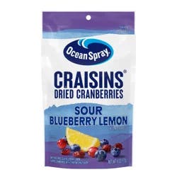 Ocean Spray 6oz Craisins Dried Cranberries- Sour Blueberry Lemon Flavor