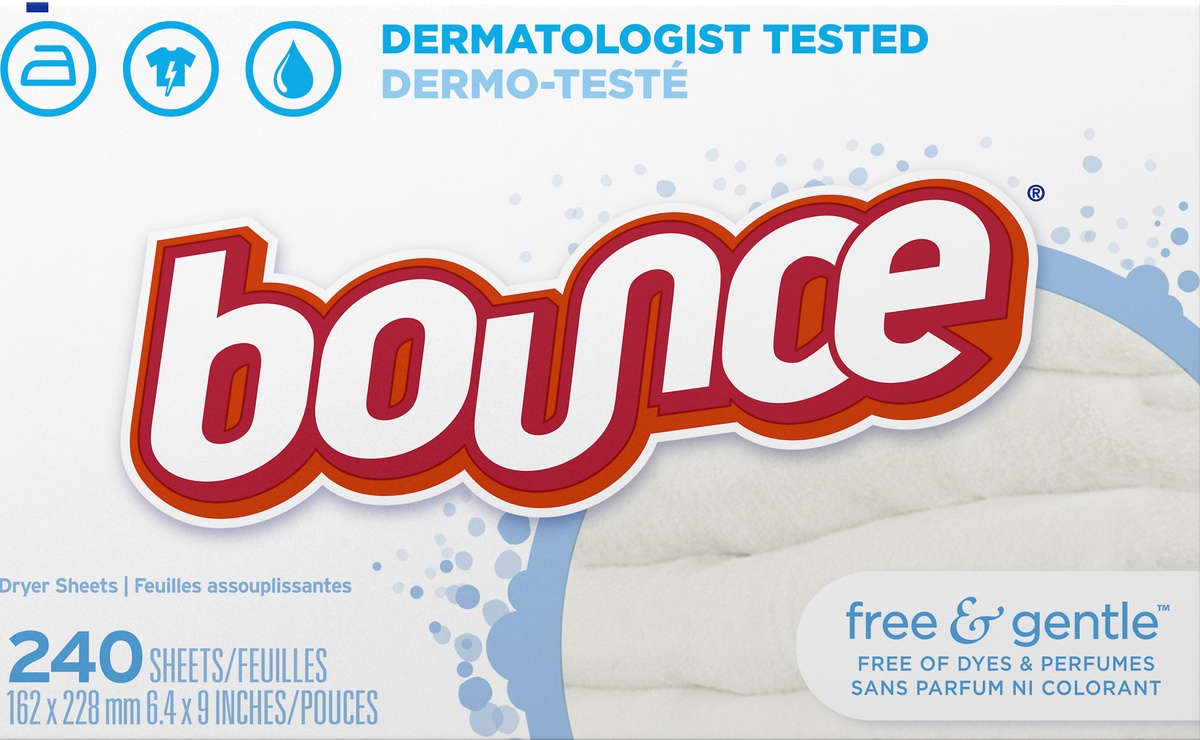 slide 3 of 3, Bounce Free Fabric Softener Sheets, 