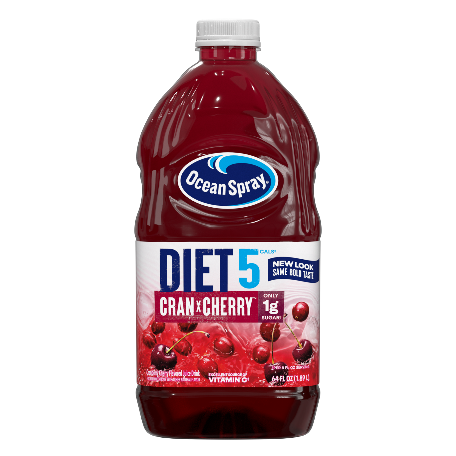 slide 1 of 3, Ocean Spray 64oz Diet Cranberry Cherry, 64 fl oz
