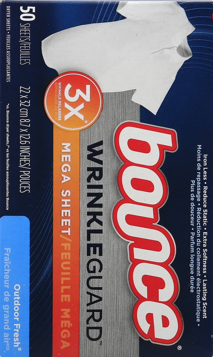 slide 4 of 9, Bounce Dryer Sheets 50 ea, 50 ct