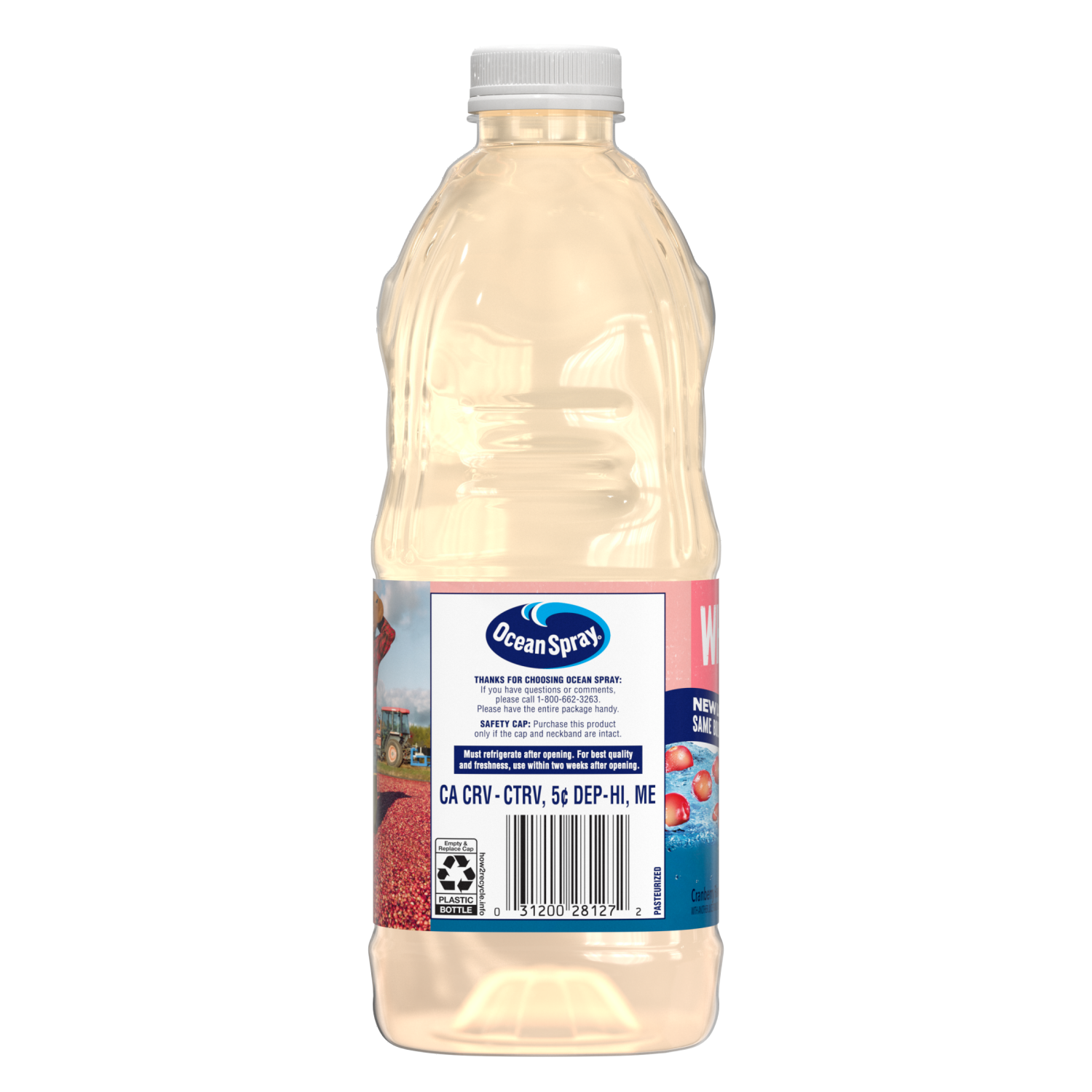 slide 2 of 3, Ocean Spray 64oz White Cranberry Juice Cocktail, 64 fl oz